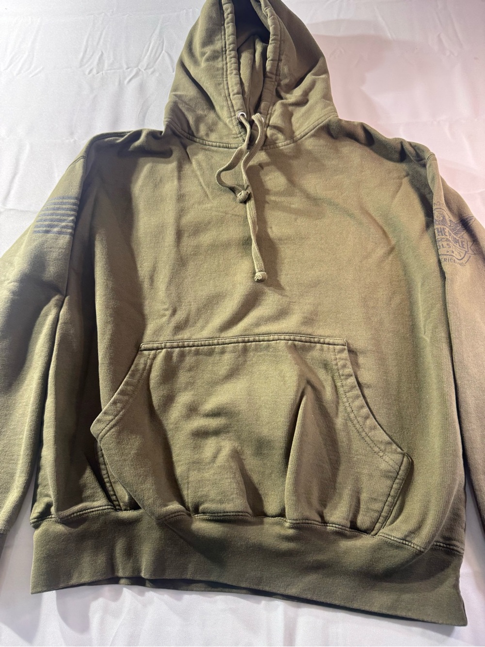 Men's Large Olive Green Pullover Hoodie  Front Pocket We The People Holsters